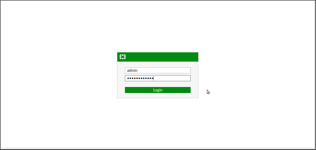 Fortinet Administrative console